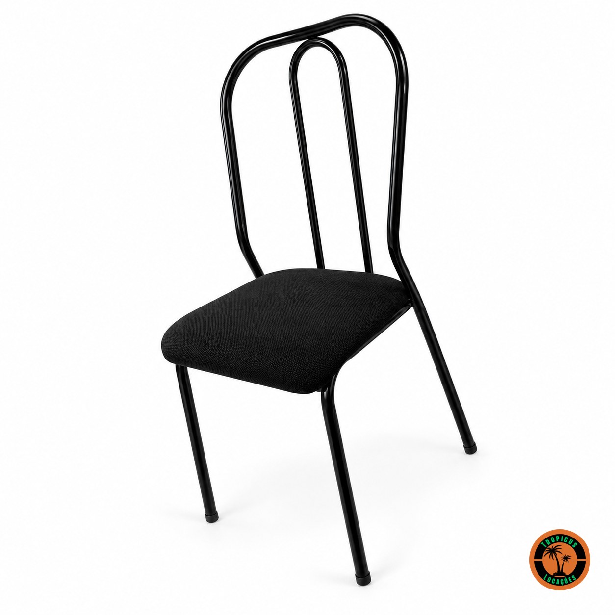 Cadeira Tubular Preta