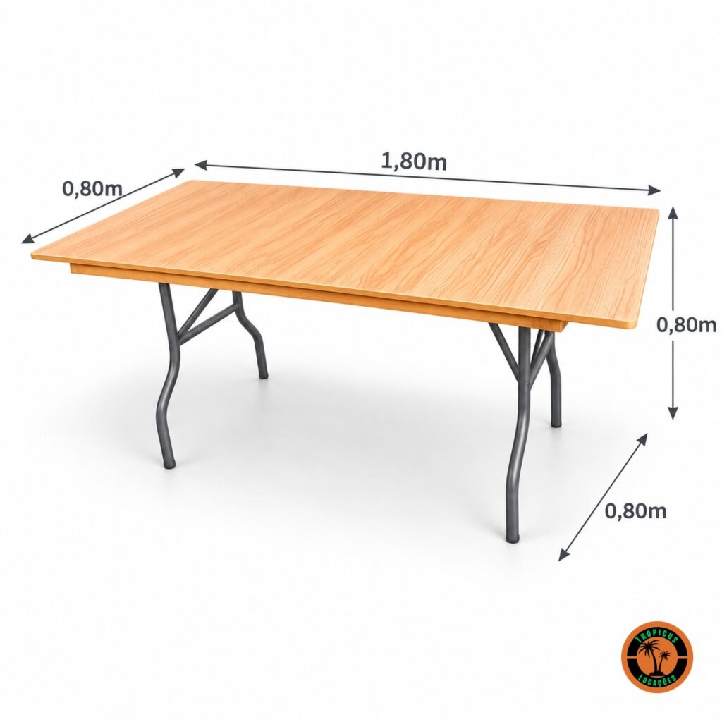 Composição Mesa retangular