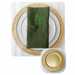 Sousplat Dourado Novo