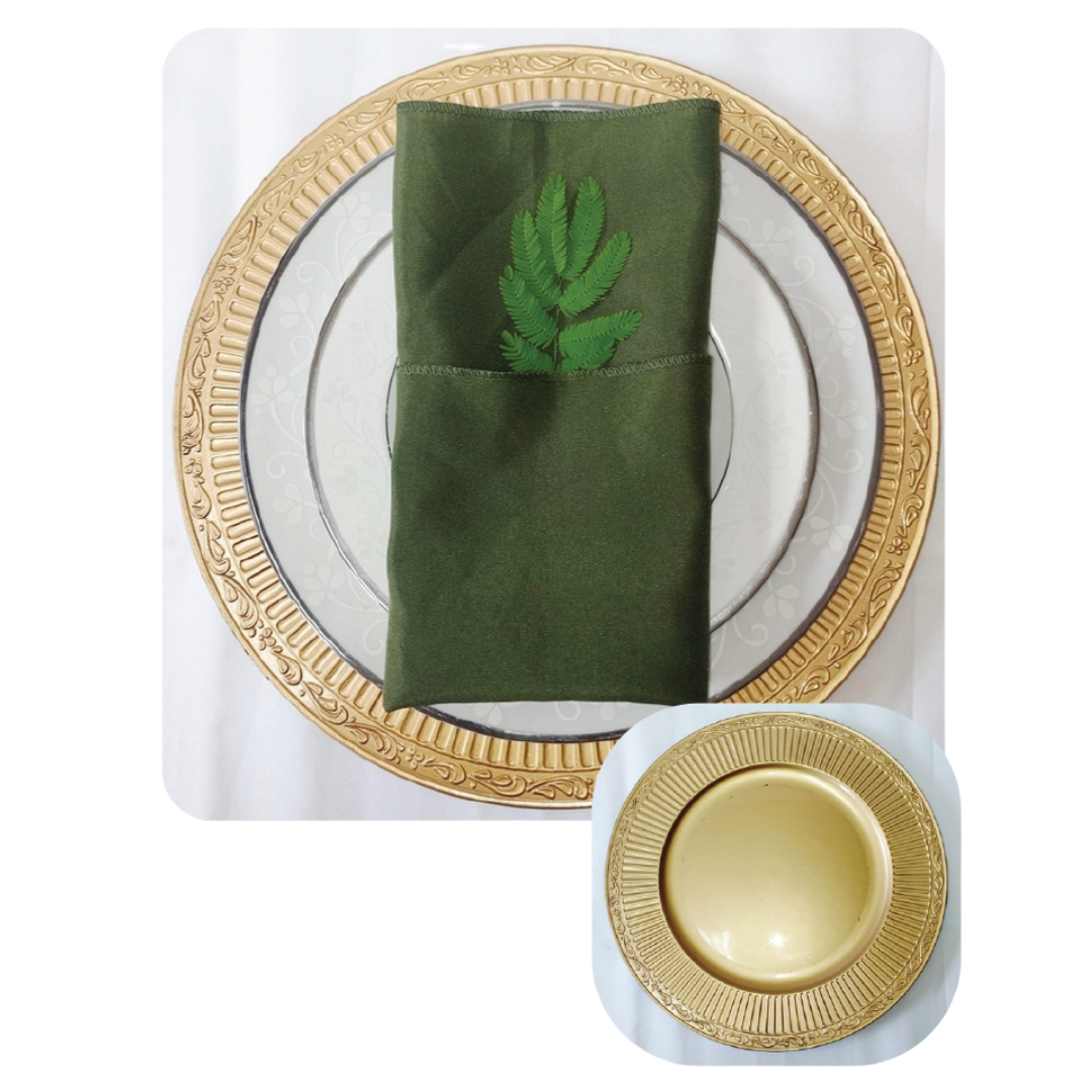 Sousplat Dourado Novo