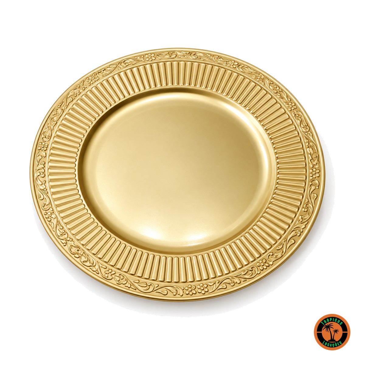 Sousplat Dourado Novo