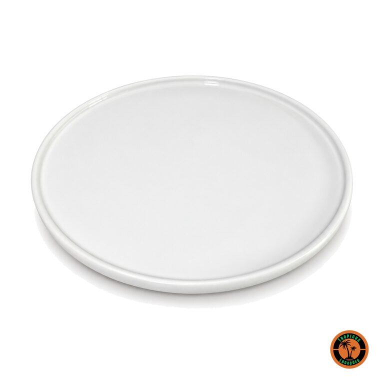 Travessa de Louça Branca Redonda G (37 cm)