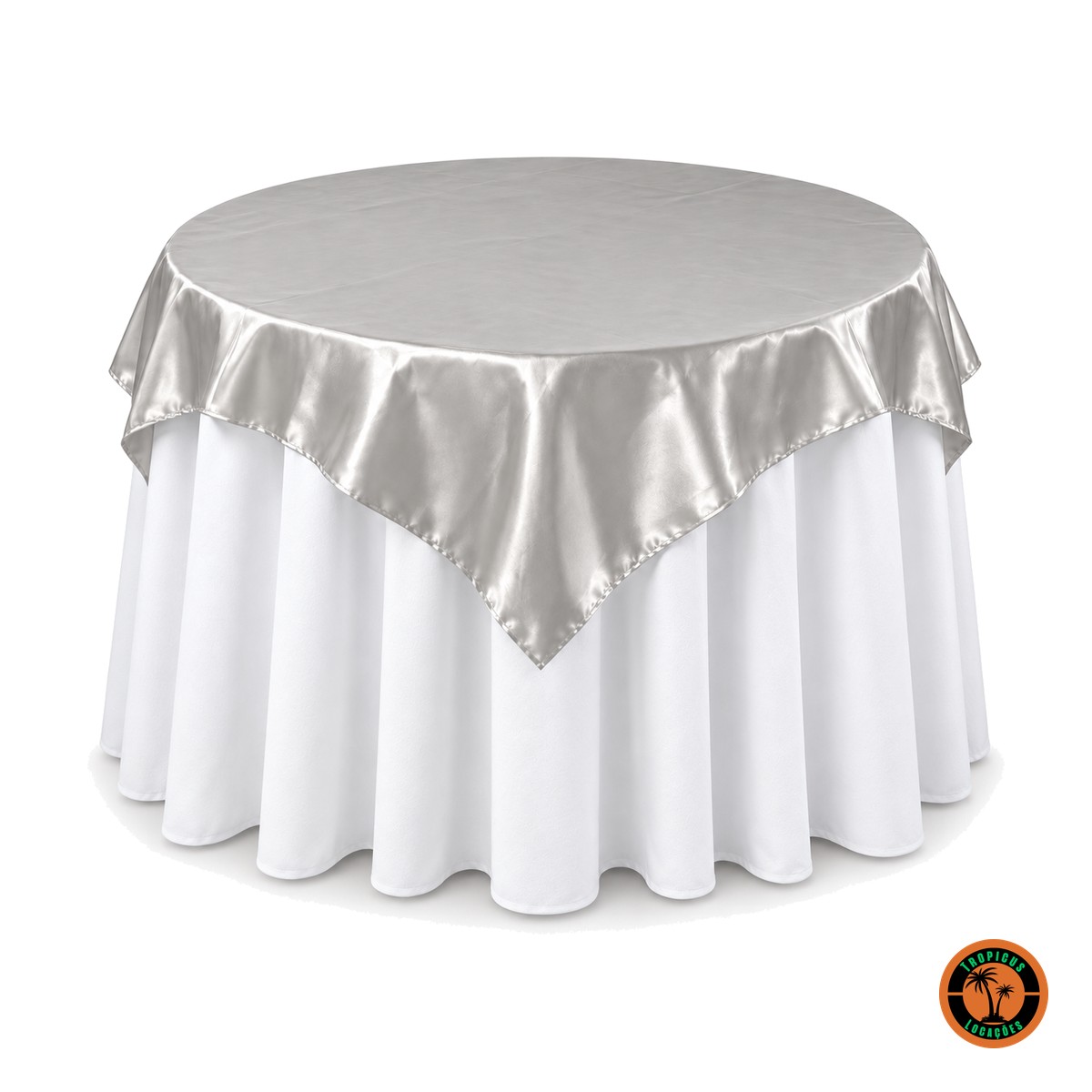 Cobre-mancha Prata Cetim (1,50 x 1,50 m)