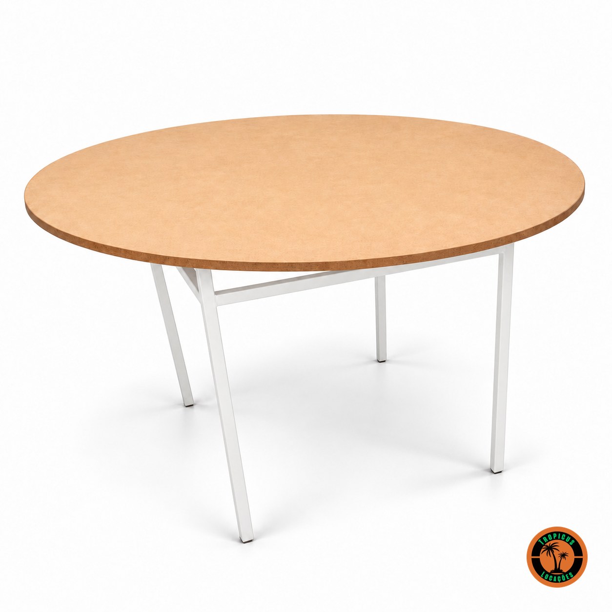 Mesa Redonda 6 Lugares – 1,20 m (tampo + estrutura)