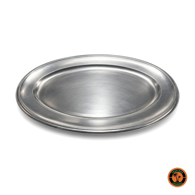 Travessa Oval Inox 68 x 43 cm