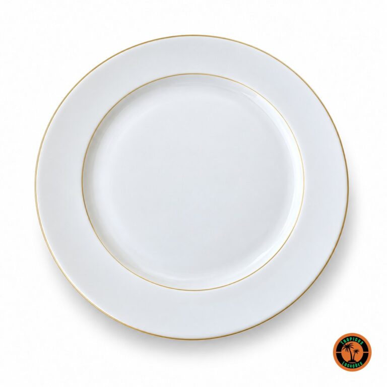 Prato de Sobremesa Filete Dourado