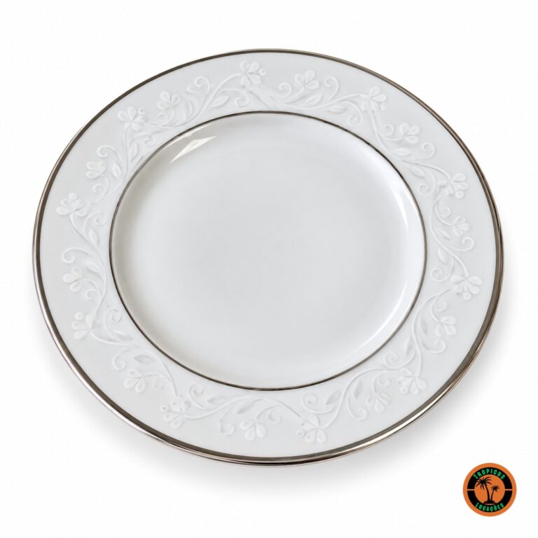 Prato de Sobremesa Filete Prata