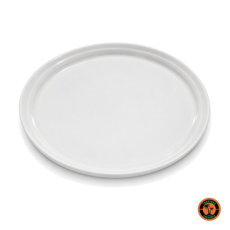 Travessa de Louça Branca Redonda M (32 cm)